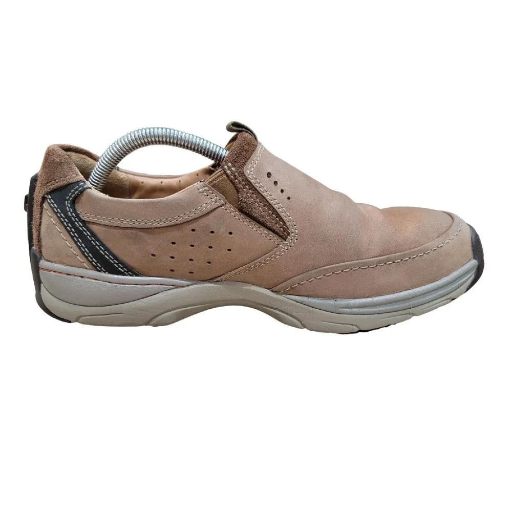 Clarks 1825 Skyward Free Men's Brown Leather Active Loafers Shoes‎ Brown Sz 11 M